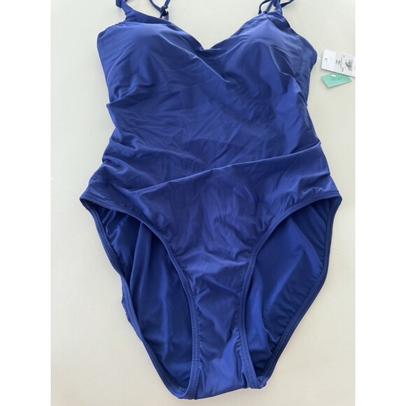 Sunsets Veronica One Piece Bathing Suit for Women Color Indigo blue Size Large - Picture 7 of 15